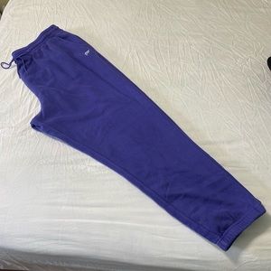 Fabletics purple joggers with pockets